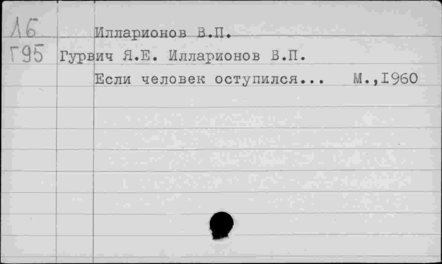 ﻿		
Г9Ъ	Гурв	ич Я.Е. Илларионов В.П.
		Если человек оступился... М.,1960
		
		
		
		
		
		
		
		